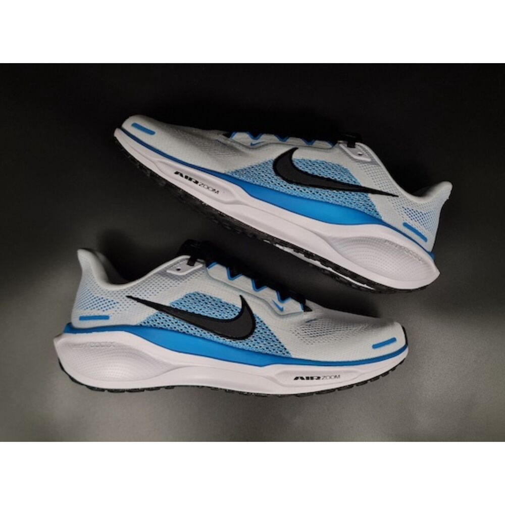Nike Air Zoom Pegasus 41 White Blue Hero Black. SIZE 10.5 - FD2722-119